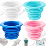 Set 4 dopuri de etansare tevi, JENUOS, 38-48cm, cauciuc, multicolor