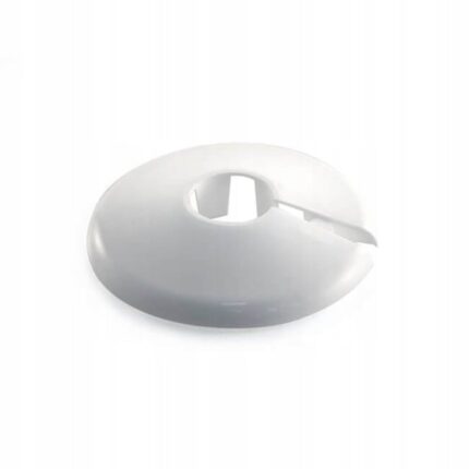 Rozeta pentru tevi cupru, Diamond, Polipropilena, 18 mm, Alb