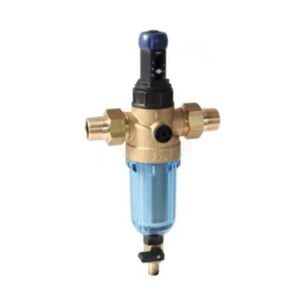 Filtru de apa potabila de 1" Syr Ratio Start DFR DFR25 DN25 cu regulator de presiune si spalare inversa