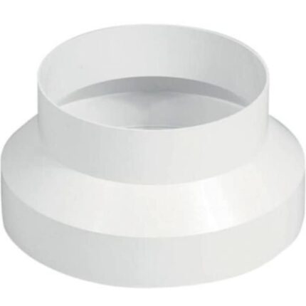 Reductie rotunda, Haco, ABS, 125 x 150 mm, Alb