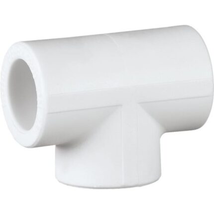 Teu egal PPR alb, 20 mm