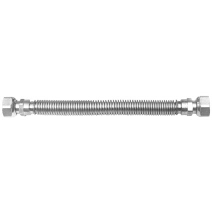 Racord Flexibil-Extensibil Inox pentru Gaz (IT) EvoSanitary, Diametrul 1/2 ", Lungime 75-150 cm, conectare FI-FI