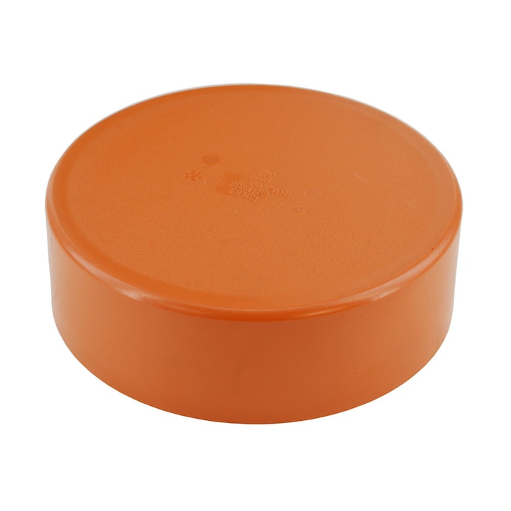 Capac 400 mm PVC, portocaliu Teraplast