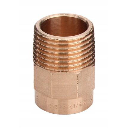 Niplu, Viega, Alama, 22 x 1 mm, Auriu