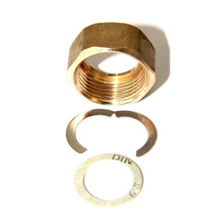 Set fiting racordare teava flexibila inox DN16 (3/4'')