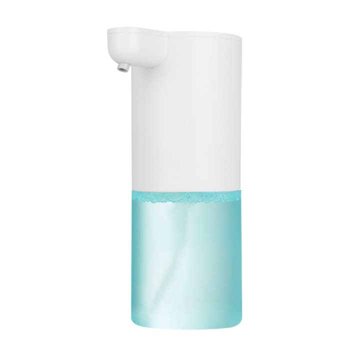Dispenser automat de sapun spuma, Darklove, Cu senzor de miscare, Fara atingere, Pentru baie, bucatarie, hotel, mall, spital, scoala, 350ml, IPX4, ABS, Alb