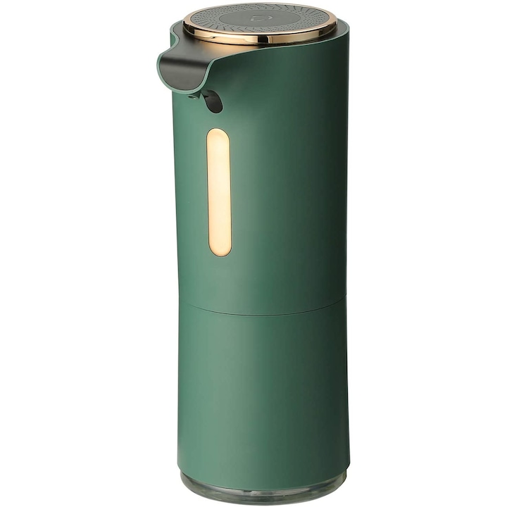 Dispenser automat de sapun spuma, Flyme, Senzor infrarosu, ABS, 250 ml, Verde