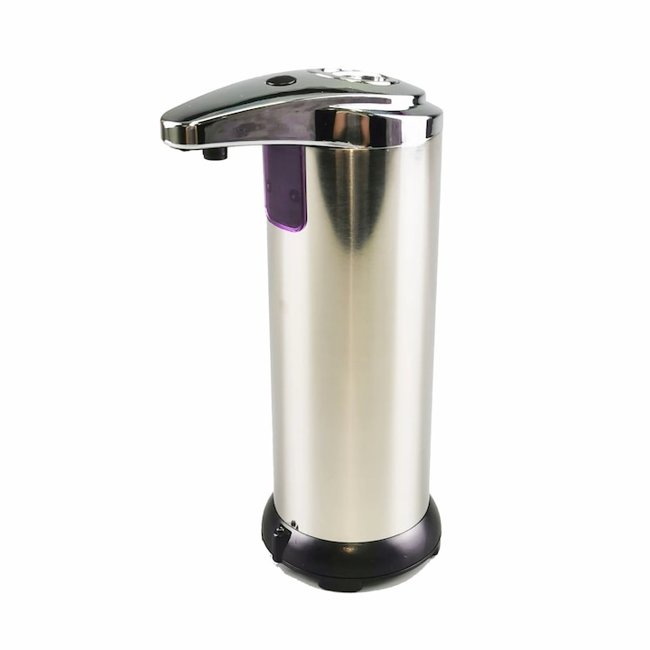 Dispenser automat pentru sapun lichid sau dezinfectant, 250ml., stainless