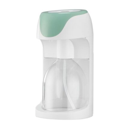 Dozator automat de sapun cu senzor Well, 400ml, alb/verde