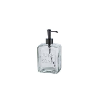 Dispenser sapun lichid PURE, Transparent, 550 ml, Wenko