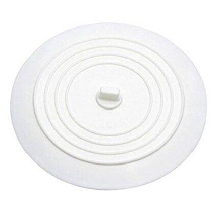 Capac din Cauciuc pentru Protectie Anti Gandaci si Mirosuri Neplacute, pentru Scurgere Sifon Pardoseala Baie sau Bucatarie, Alb, Original Deals