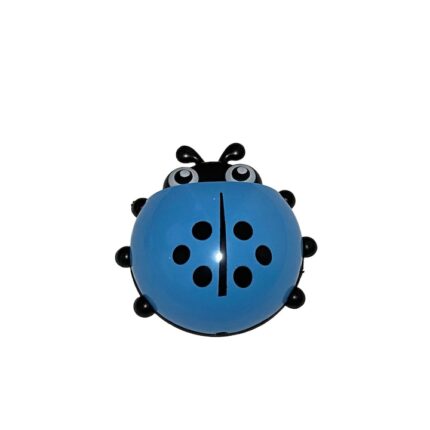 Suport pentru periute de dinti si pasta dinti, tip gargarita, albastru