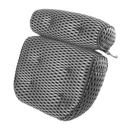 Perna de Baie, BYONDSELF®, cu 7 Ventuze Puternice, Material 4D, Ergonomica, Uscare Rapida, Compatiblia Universal, Curatare la Masina de Spalat, 33×35×9CM, Gri