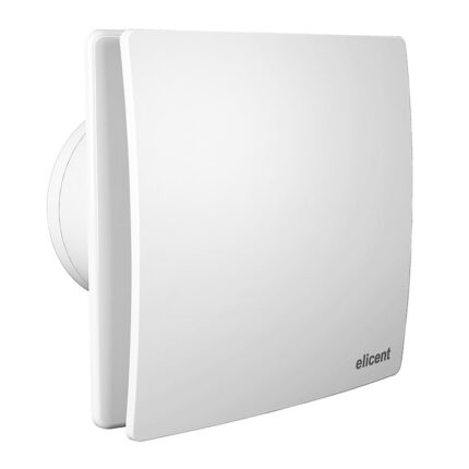 Ventilator baie ELICENT ELEGANCE 150MHY, Diametru racord 149 mm, Clapeta antiretur, Senzor de umiditate, Motor Long Life 30000h, Fabricatie Italia, Garantie 5 ani