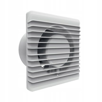 Ventilator baie Orno OR-WL-3200/100/TS, 8 W, 93 m³/h, 2400 rpm, 100 mm, temporizator, montare in perete, Alb