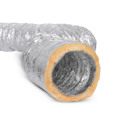 Tub flexibil izolat D 125 mm (cutie 10 ml) din aluminiu
