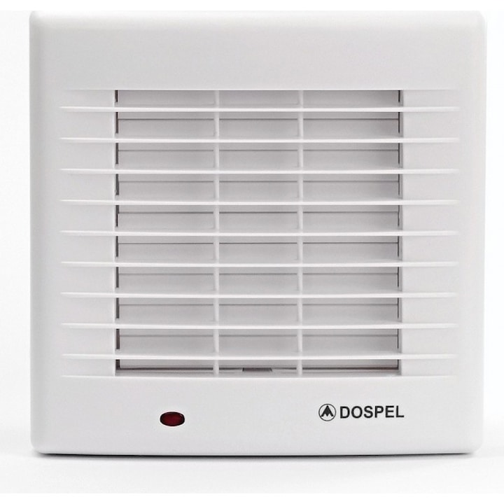 Ventilator, DOSPEL, POLO 5 AZ, Ф120, 17W, jaluzele automate, Alb