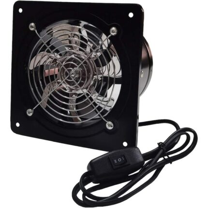 Extractor de aer pentru conducte, 600m/h, metalic, 40W, 220-240V, pentru baie si subsol, 150mm