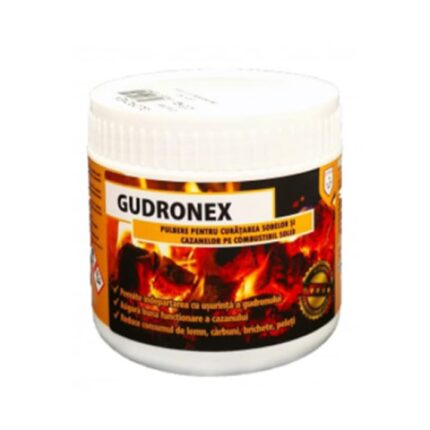 Pulbere pentru curatarea sobelor si cazanelor cu combustibil solid, Gudronex, 500g/borcan