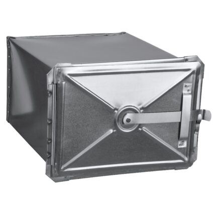 Cuptor pentru soba din tabla neagra, 370 x 350 x 200mm