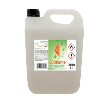 Biocombustibil seminee Ecoflame, Radchem, Aroma de vanilie, 5 L