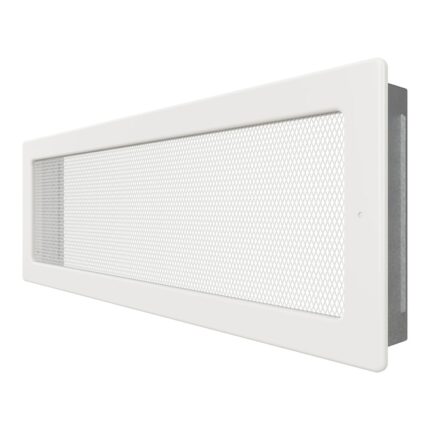 Grila ventilatie - convectie semineu 17x49cm Alba