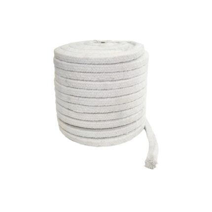 Snur ceramic termorezistent sectiune patrata , pentru Centrale , Sobe , Seminee , 14 mm x 14 mm x 3 m lungime