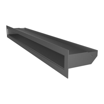 Grila Luft ventilatie - convectie semineu 6 x 60 cm Grafit