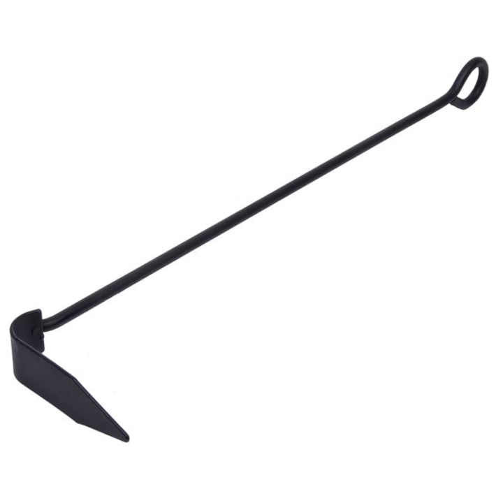 Vatrai VENITIVO® cu varf lat pentru semineu si soba, metalic, lungime 53.5 cm, negru