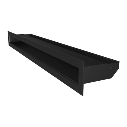Grila Luft ventilatie - convectie semineu 6 x 60 cm Negru Fresh