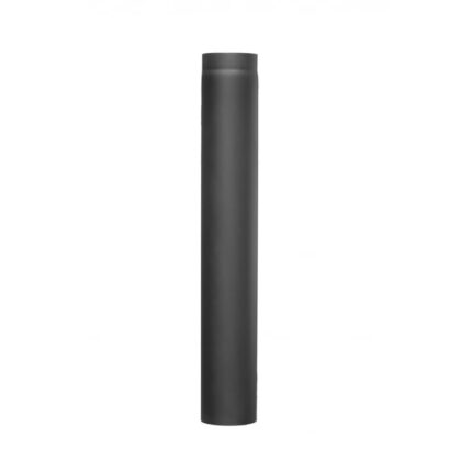Conducta de evacuare fum, Warnex, 120 mm x 250 mm (1,5 mm), Negru