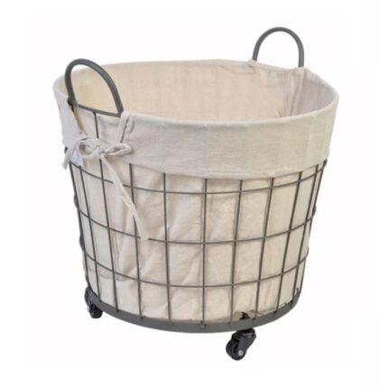 Suport lemne tip cos din metal cu roti, pentru semineu sau soba cu lemne, 40x30 cm