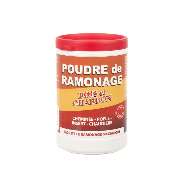 Pudra de curatat sobe, seminee, hornuri cu Dozator, Elimina Funinginea, Reziduurile si Gudronul, Reduce riscul de incendiu, Creste puterea de incalzire - 900g
