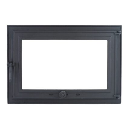 Usa semineu cu sticla, fonta, 640x440 mm, model Stil 62, Fontana Viva