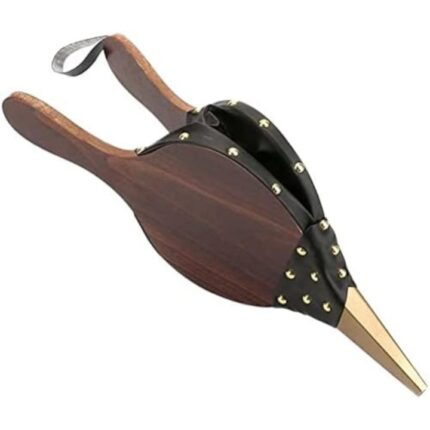 Burduf pentru semineu, Sunmostar, Lemn, 40x18cm, Maro