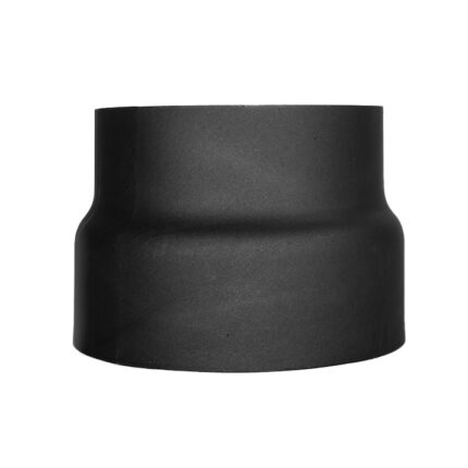 Reductie burlan din otel cu diametru 200–180 mm, grosime otel - 2mm, culoare - negru