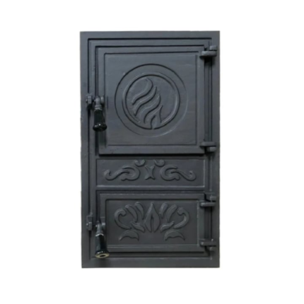 Usa din fonta INTIM cu cenusar, fara sticla 550 x 350 mm