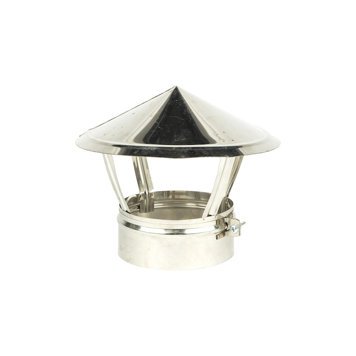 Capac terminal din inox, simplu perete, tip A, grosime 0.4 mm, diametru 150 mm