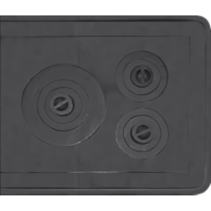 Plita fonta mare cu cerc in plus