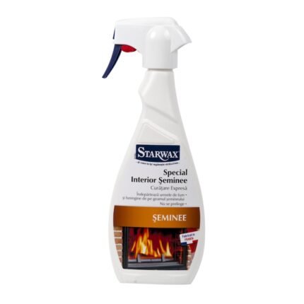 Solutie Curatare Seminee - geam, piatra lacuita si poroasa - Starwax - 500 ml