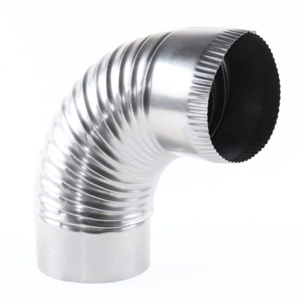 Cot cret evacuare fum Aba, tabla decapata, 120 mm