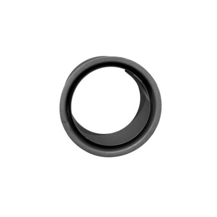 Manson de perete, Warnex Flue 120 mm (1,5 mm), negru