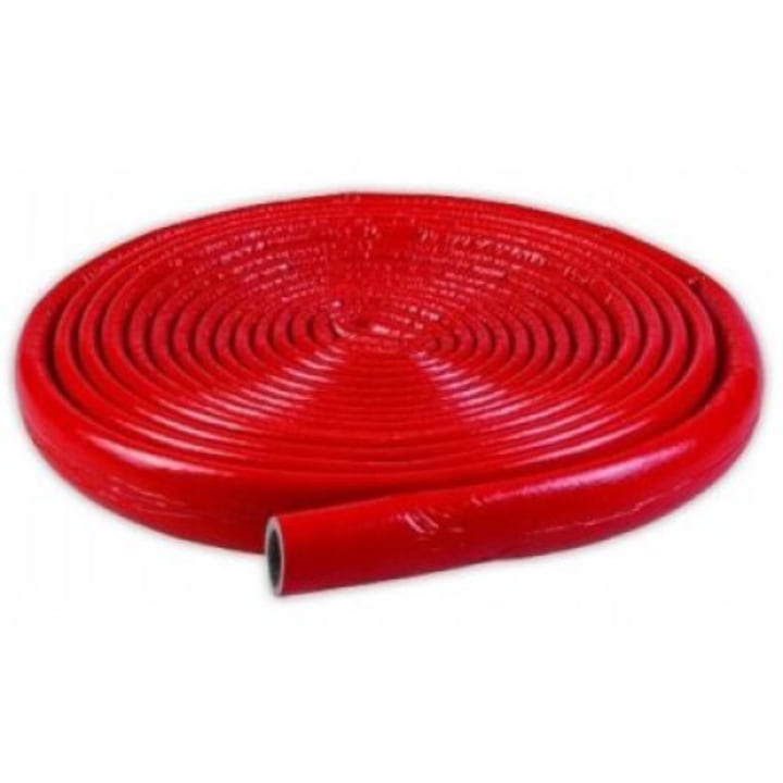 Teava izolare apa rece/calda, Prodmax, Polietilena, 16 mm x 10 m, Rosu