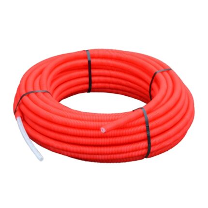 Teava Pex izolat in Copex Rosu, cu bariera de Oxigen, D 16, 50m/colac, Valrom