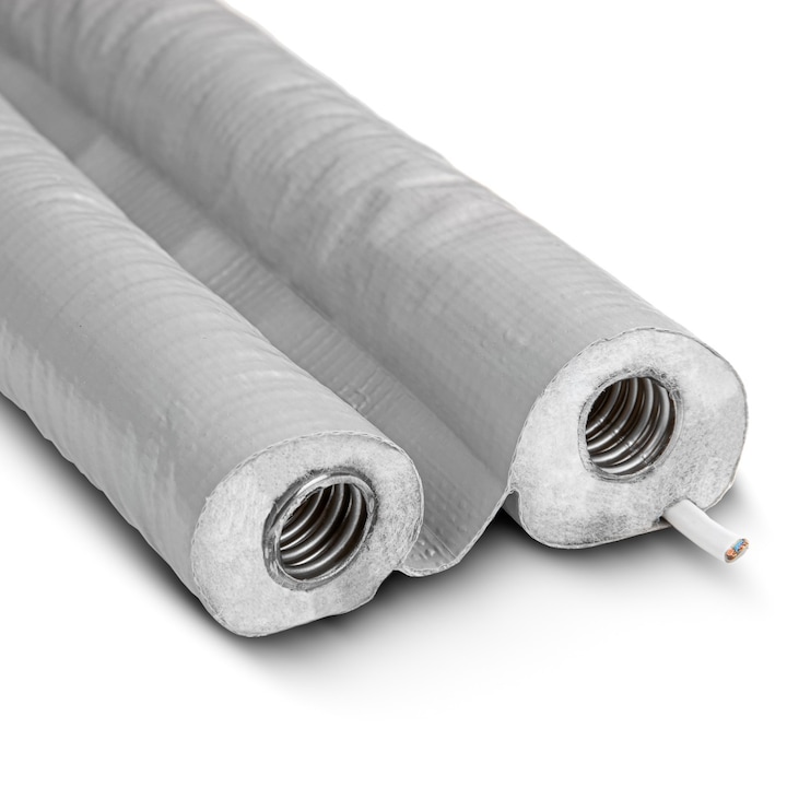 Teava flexibila inox KOPH, dublu izolata, cu fir, DN16, 3/4"