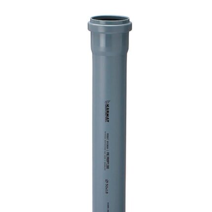 Sistem intern de canalizare, Karmat, Polipropilena, 110 x 1000 mm, Gri
