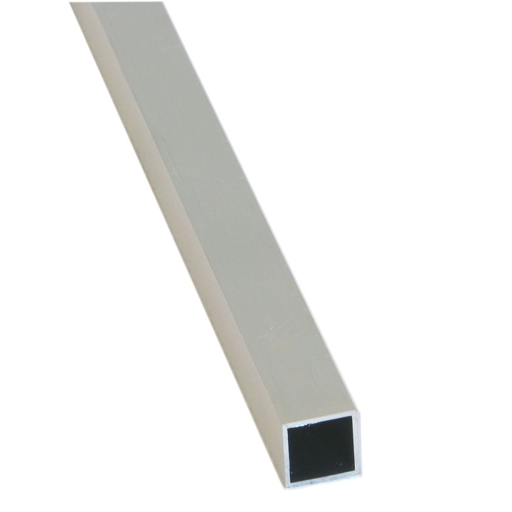Teava rectangulara aluminiu, 12 x 12 x 1 mm, L = 1 m