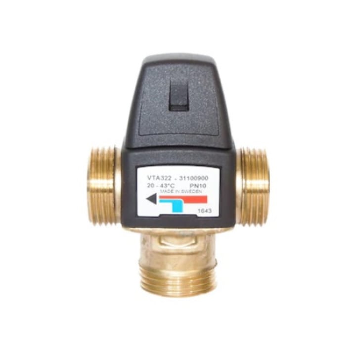 Ventil amestec pardosea, ESBE, VTA 322, 1", 20-43 grade C, Kvs 1.6