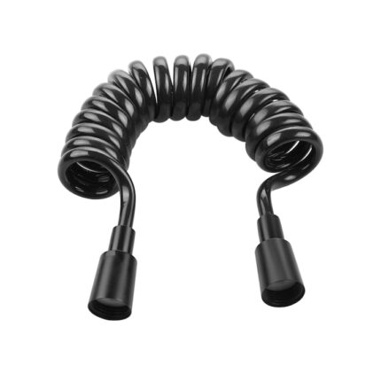 Conexiune pulverizator toaleta in spirala, Sunmostar, Negru