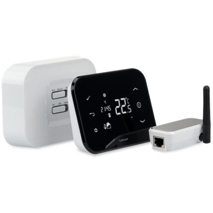 Termostat ambiental inteligent pentru centrala Salus IT500, controlat prin Internet , afisaj LCD, montaj perete/birou, iOS/Android